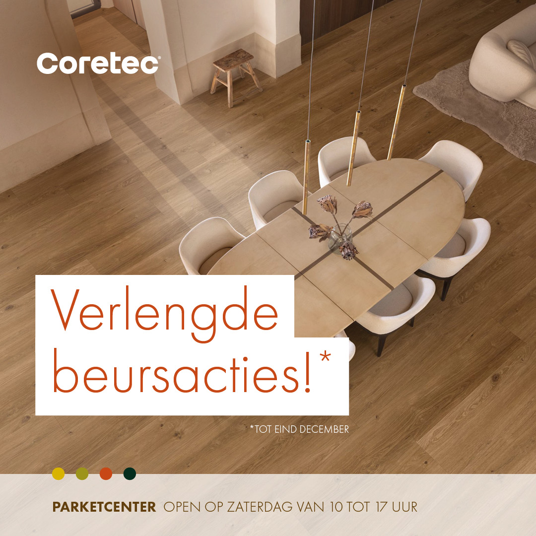 Geniet van acties tot eind december op Coretec