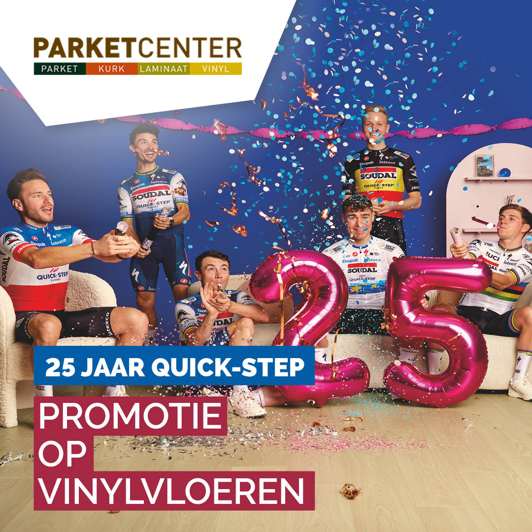 Quick-Step blaast 25 kaarsjes uit!